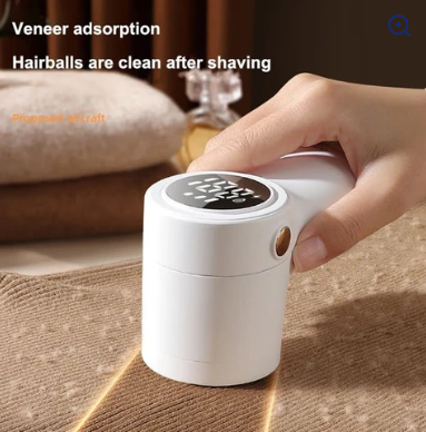 New Lint Remover Electric Hairball Trimmer Smart LED Digital Display Fabric USB Charging Portable Professional Fast Household